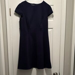 American Living Midnight Blue Textured Dress